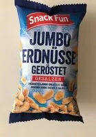 入っている砂糖の量 Erdnüsse Geröstet
