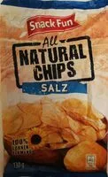 入っている砂糖の量 snackfun all natural chips