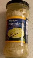 Количество сахара в Mungo - bohnenkeime