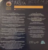 中的糖分和营养成分 Pasta nobile aldi