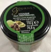 Sokerin määrä sisällä Acciughe alla mediterranea