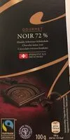 Sokerin määrä sisällä Chocolat suisse noir 72%