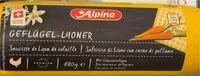 Sokerin määrä sisällä Geflügel Lyoner