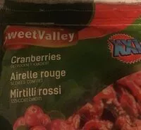 Amount of sugar in Airelles rouges