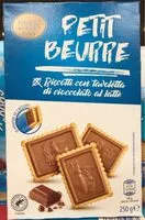 Cantidad de azúcar en Petit beurre con tavoletta di cioccolato al latte