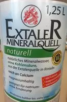 Zucker und Nährstoffe drin Extaler naturell