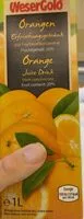 Количество сахара в Orangen Erfrischungsgetränk