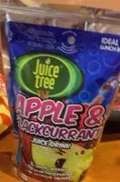 Sokerin määrä sisällä Apple y blackcurrant
