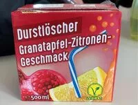 Zuckermenge drin Durstlöscher Granatapfel-Zitrone