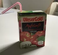 Количество сахара в Weser Gold Apfelsaft