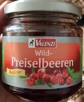Amount of sugar in Wild-Preiselbeeren