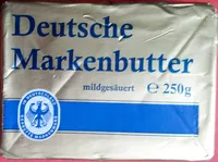 İçindeki şeker miktarı Deutsche Markenbutter mildgesäuert