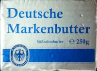 Zucker und Nährstoffe drin Deutsche markenbutter