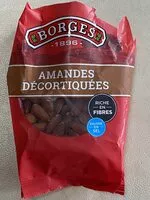Zuckermenge drin Amandes décortiquées