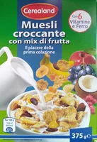 Sucre et nutriments contenus dans Cerealand