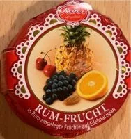 Quantité de sucre dans Rum frucht