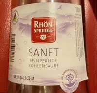 Sokerin määrä sisällä Rhön Sprudel Sanft