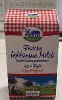 Suhkru kogus sees Frische fettarme Milch