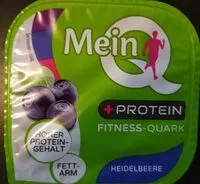 Jumlah gula yang masuk Protein Fitness-Quark Heidelbeere