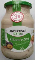 Количество сахара в Bio-Joghurt mild - Pflaume-Zimt