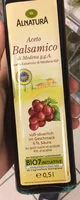 Suhkru kogus sees Aceto Balsamico