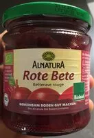 Zuckermenge drin Rote Bete