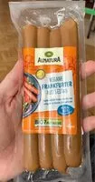 Sokerin määrä sisällä Vegane Frankfurter aus Seitan