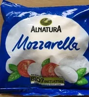 Jumlah gula yang masuk Mozzarella, Vollfettstufe, (Bio)