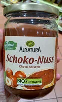 Quantité de sucre dans Schoko-Nuss Choco-noisette Bio