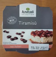 Sokerin määrä sisällä Tiramisù