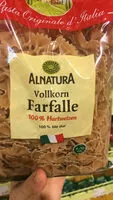 Sokerin määrä sisällä Vollkorn Farfalle No. 37