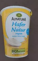 Suhkru kogus sees Alnatura Hafer Natur