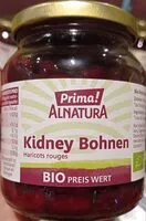 Zuckermenge drin Kidney Bohnen