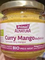 Zuckermenge drin Curry Mango Aufstrich