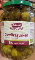 Zuckermenge drin Gewürzgurken