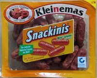 Jumlah gula yang masuk Snackinis