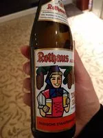 Sucre et nutriments contenus dans Rothaus