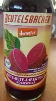 Количество сахара в Jus de betterave rouge