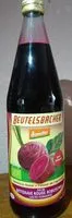 Количество сахара в Jus de betterave rouge