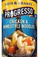 Suhkru kogus sees Soup, Chicken & Homestyle Noodles