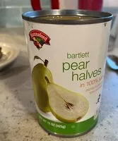 İçindeki şeker miktarı Pear Halves, Bartlett