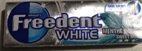 Suhkru kogus sees Etui de 10 dragées White Menthe Douce