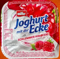 Zuckermenge drin Joghurt mit der Ecke Schlemmer Himbeere