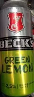 含糖量 BECK'S Green Lemon