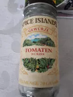 Zucker und Nährstoffe drin Spice island