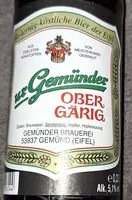 Количество сахара в Obergärig