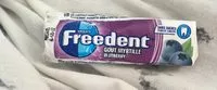 Quantité de sucre dans Freedent wrigley's goût Myrtille