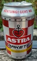 Cantidad de azúcar en Astra Rakete