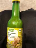 Suhkru kogus sees Alnavit Bio Ingwer Saft