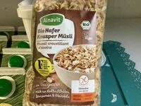 Suhkru kogus sees Hafer knusper müsli